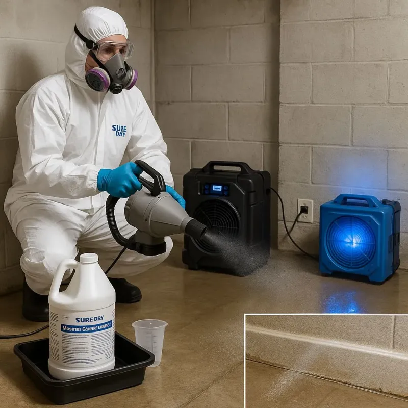 Sanitization and Odor Removal process in Petersburg, WV